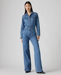 Levi's Women's Western Long Sleeve Jumpsuit