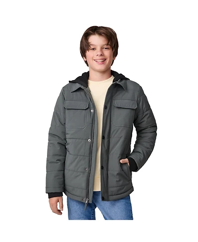 Free Country Boys Trail Puffer Hoodie Shacket