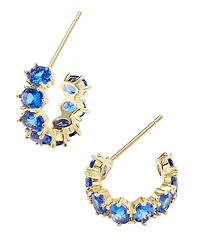 Kendra Scott 2-Piece Cubic Zirconia Cailin Pendant Necklace and Huggie Earrings Gift Set