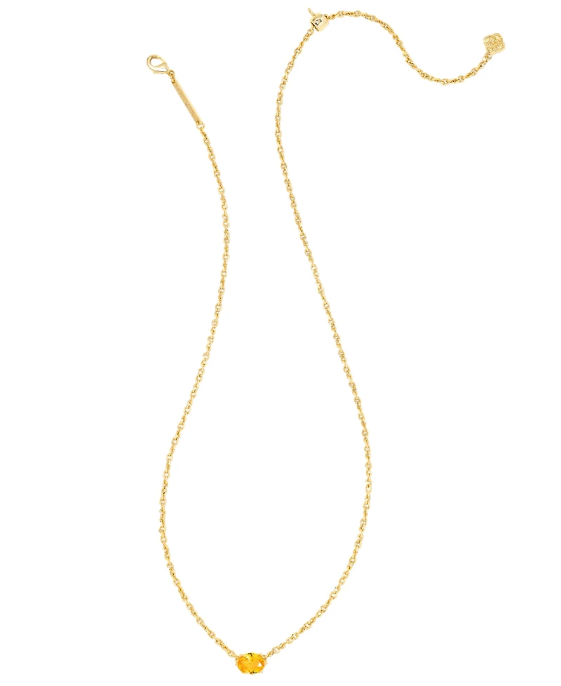 Kendra Scott 2-Piece Cubic Zirconia Cailin Pendant Necklace and Huggie Earrings Gift Set