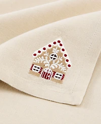Elrene Gingerbread Bliss 4-Pc. Embroidered Napkin Set, 17" x 17"