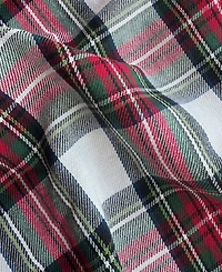 Elrene Christmas Classic Holiday Plaid Cotton Tree Round Skirt, 48"