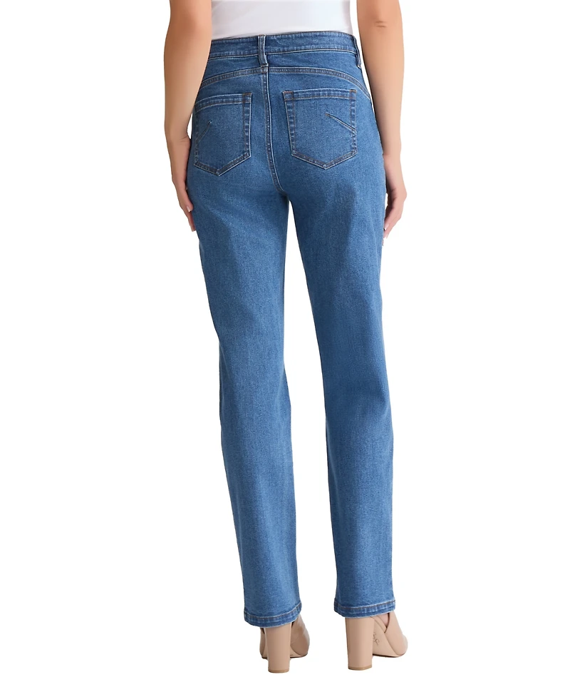 Jones New York Women's Lexington Straight Ankle Jeans