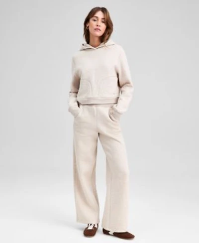 Now This Womens Quilted Wide Leg Lounge Pants Macys Exclusive