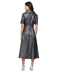 Alex Evenings Petite Textured A-Line Dress
