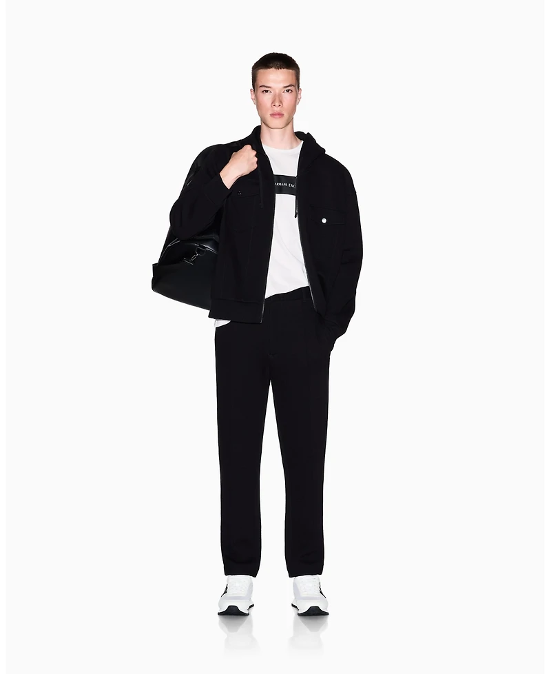 A|X Armani Exchange Men's Cozy Lab Pique Pants