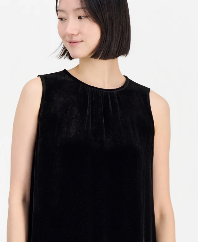 Eileen Fisher Women's Velvet Sleeveless Dress at Foxvalley Mall in Aurora,  IL