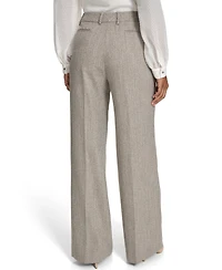 Calvin Klein Women's Novelty Pleated Wide Leg Pants