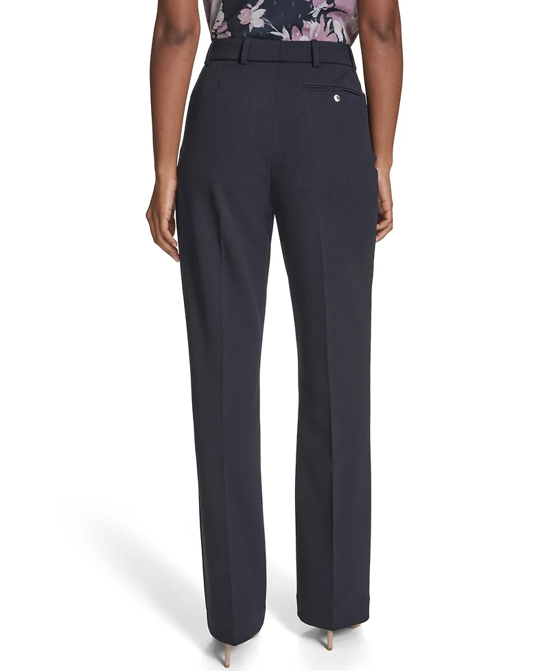 Calvin Klein Women's High-Waist Modern Fit Pants