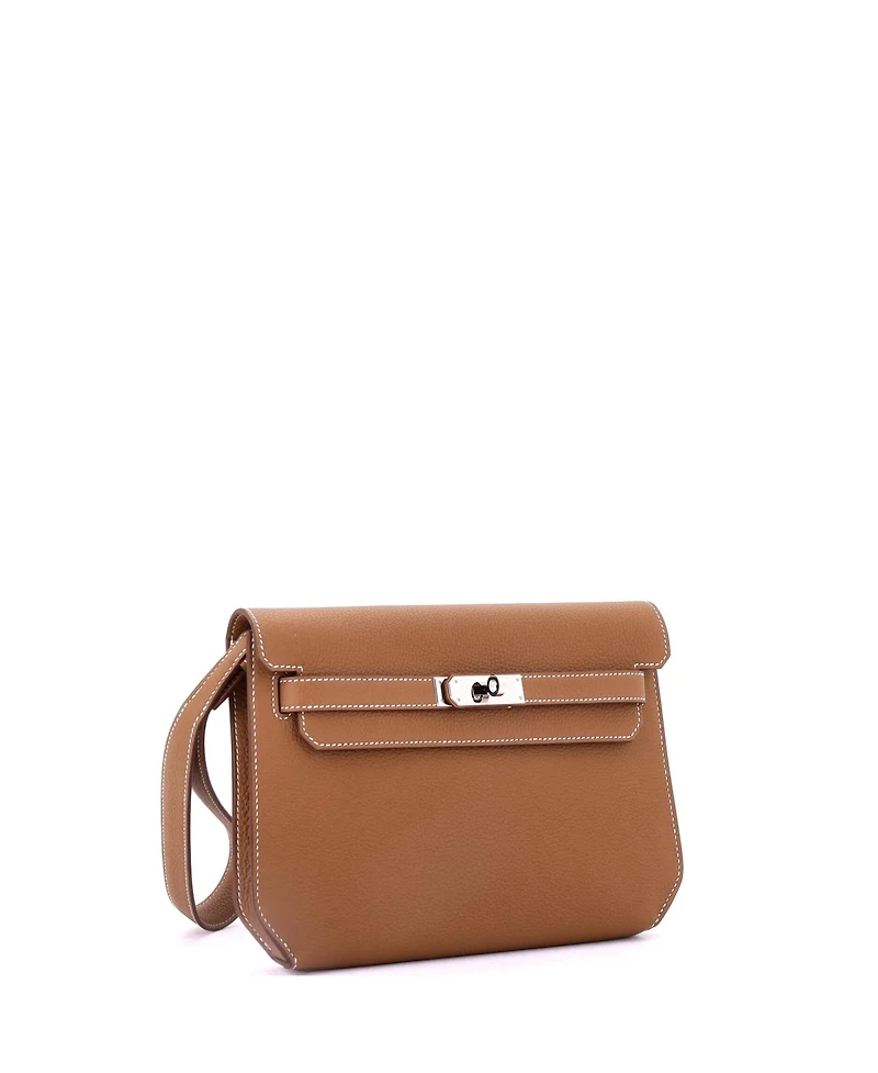 Pre-Owned Hermes 25 Kelly Depeches Pouch Togo