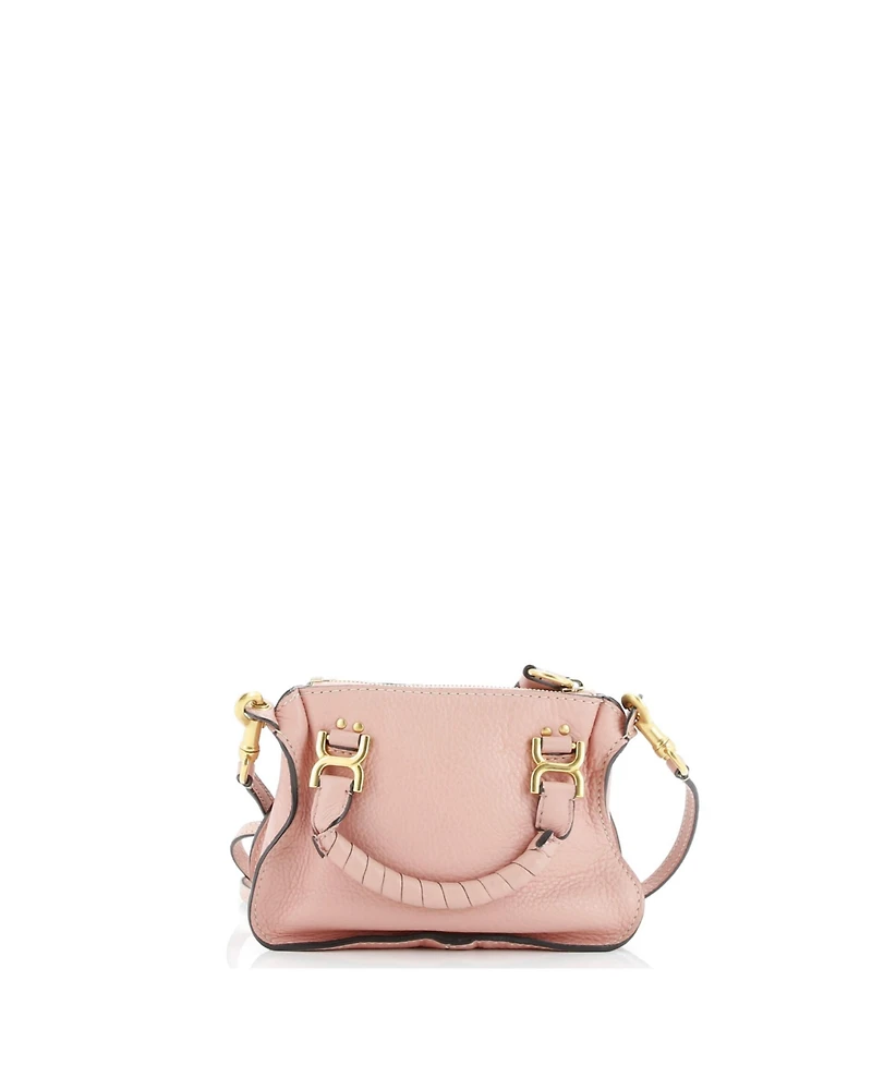Pre-Owned Chloe Baby Marcie Satchel Leather