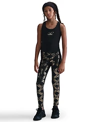 Nike Girls 7-16 Dri-fit Printed Pull-On Leggings