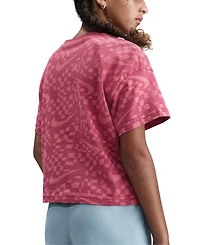 Nike Girls 7-16 Sportswear Relaxed Fit T-Shirt