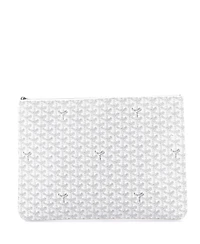 Pre-Owned Goyard Gm Senat Zip Pouch Coated Canvas