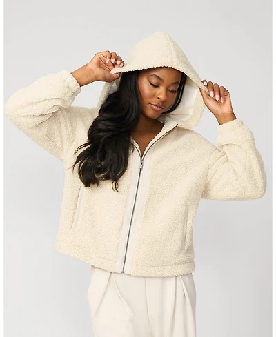 Cable & Gauge Women's Cozy Sherpa Zip Hoodie
