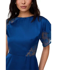 Lily and Lionel London Women's Selma Lace Insert Maxi Dress