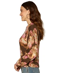 Democracy Women's Printed Long-Sleeve Sweater