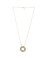Pre-Owned Tiffany & Co. Atlas Closed X Medallion Pendant Necklace