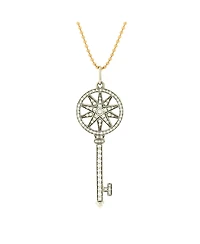 Pre-Owned Tiffany & Co. Petals Key Pendant Necklace
