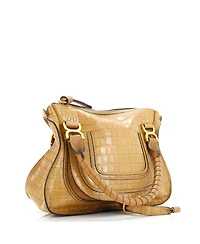 Pre-Owned Chloe Medium Marcie Satchel Embossed Leather