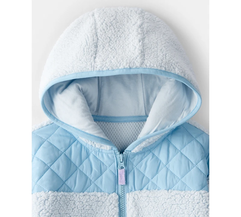 Carter's Girls Toddler 2T-5T Hooded Zip-Up Jacket
