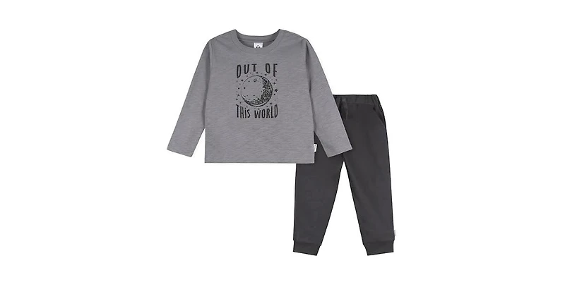 Gerber Toddler Boys 2-Piece Top and Jogger Set