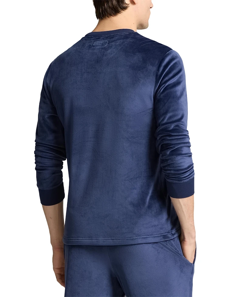 Polo Ralph Lauren Men's Velour Crewneck Pajama T-Shirt