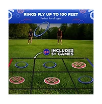 Fling Tac Toe (9ft x 9ft) Giant Tic Tac Toe Game Outdoor | Weatherproof Giant Outdoor Games for Adults and Family