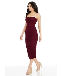 Dress the Population Women's Heather Strapless Bodycon