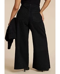 Eloquii Women's Embellished Rhinestone Jeans