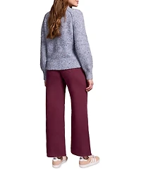 Tribal Women's Boucle Long Sleeve Crew Neck Sweater