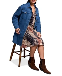 Tribal Women's Quilted Cotton Button Front Jacket