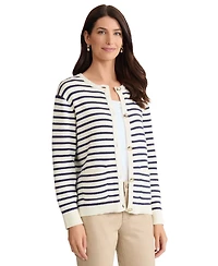 Jones New York Women's Button Front Long-Sleeve Cardigan