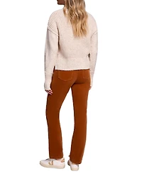 Tribal Women's Multi Speckle Crew Neck Sweater