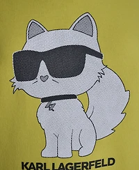 Karl Lagerfeld Paris Women's Emoji Choupette Print Sweater