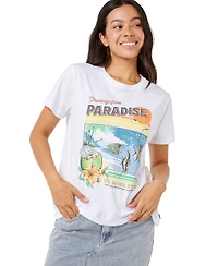 Rip Curl Women's Paradise Printed Short-Sleeve T-Shirt