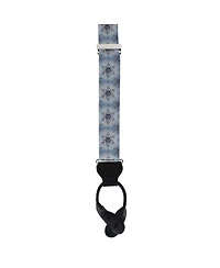 Trafalgar Men's Clarence The Classy Snowflake Silk Button End Brace