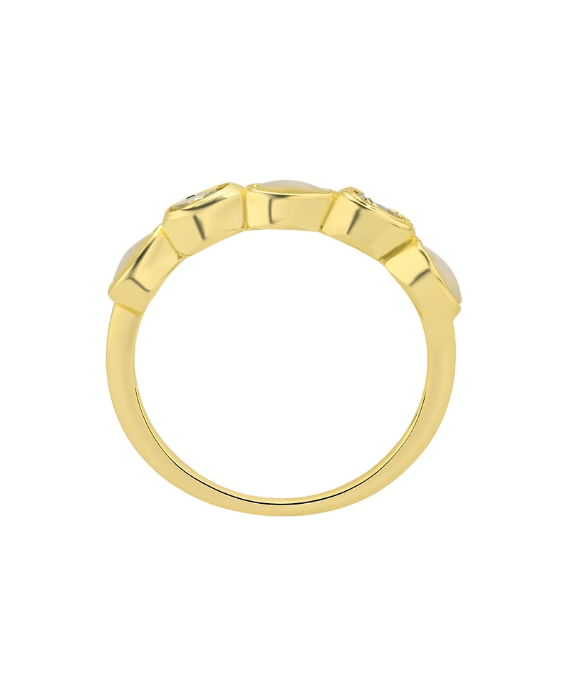 Unwritten Multi Doomed Mother Of Cultivated Pearl Cubic Zirconia Heart Ring