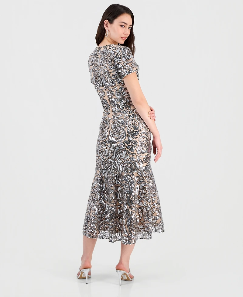 Sam Edelman Women's Tahlia Rose Sequined Dress