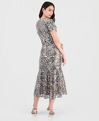 Sam Edelman Women's Tahlia Rose Sequined Dress