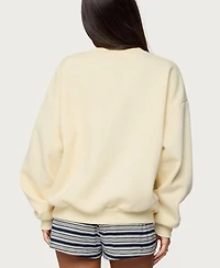 Edikted Women's French Riviera Oversized Sweatshirt