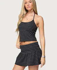 Edikted Women's Moria Striped Halter Top