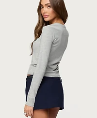 Edikted Women's La Girl Long Sleeve T Shirt