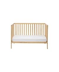 Forest'nSky 3-in-1 Convertible Island Crib Natural, Solid Wood Frame