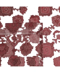 Kate Aurora Moroccan Accents 1 Piece Rod Pocket Clipped Elegant Sheer Curtain Panel