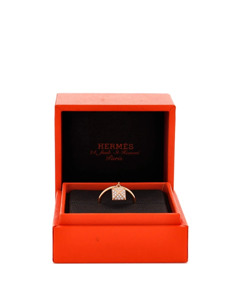 Pre-Owned Hermes Clou d'H Charm Ring