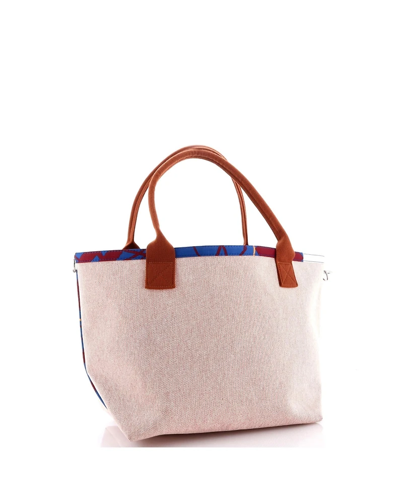 Pre-Owned Hermes Petit H So Tote Canvas