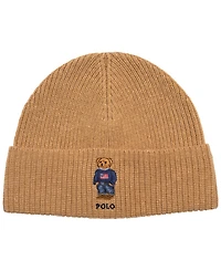 Polo Ralph Lauren Men's Solid Flag Bear Beanie