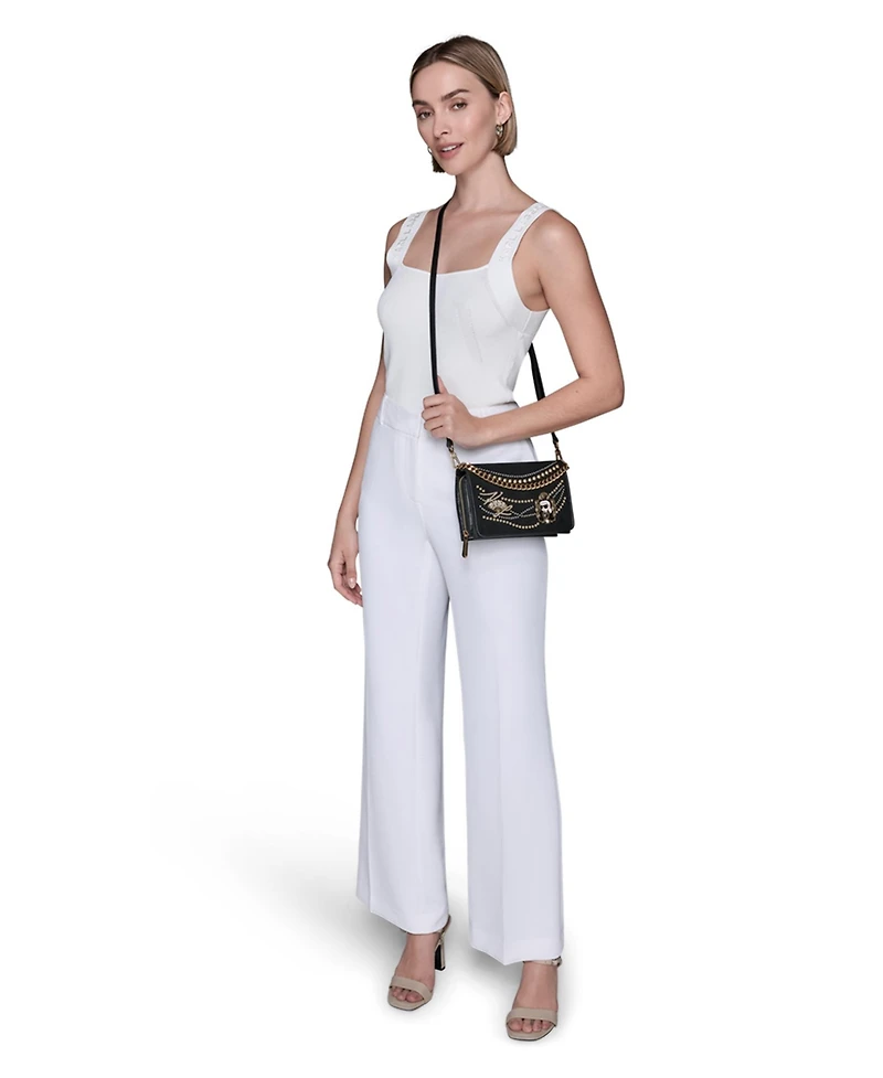 Karl Lagerfeld Paris Lourdes Mini Crossbody Bag