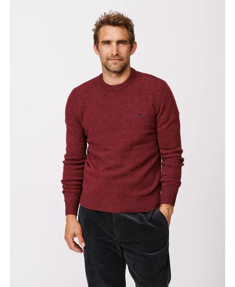 Aubin Men's Phillips Lambswool Crew Neck Sweater